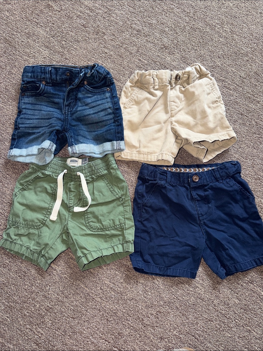 ZARA OLD NAVY TARGET BABY SHORTS 4CT 12-18M
